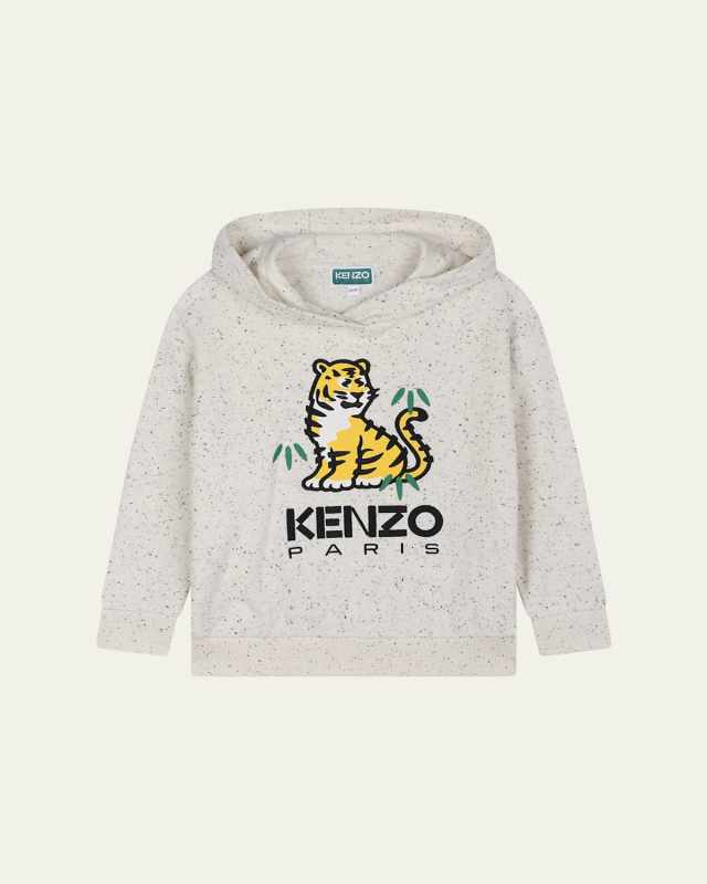 Kid's Logo Embroidered Hooded Sweatshirt, Size